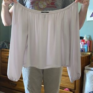 Off the shoulder blouse